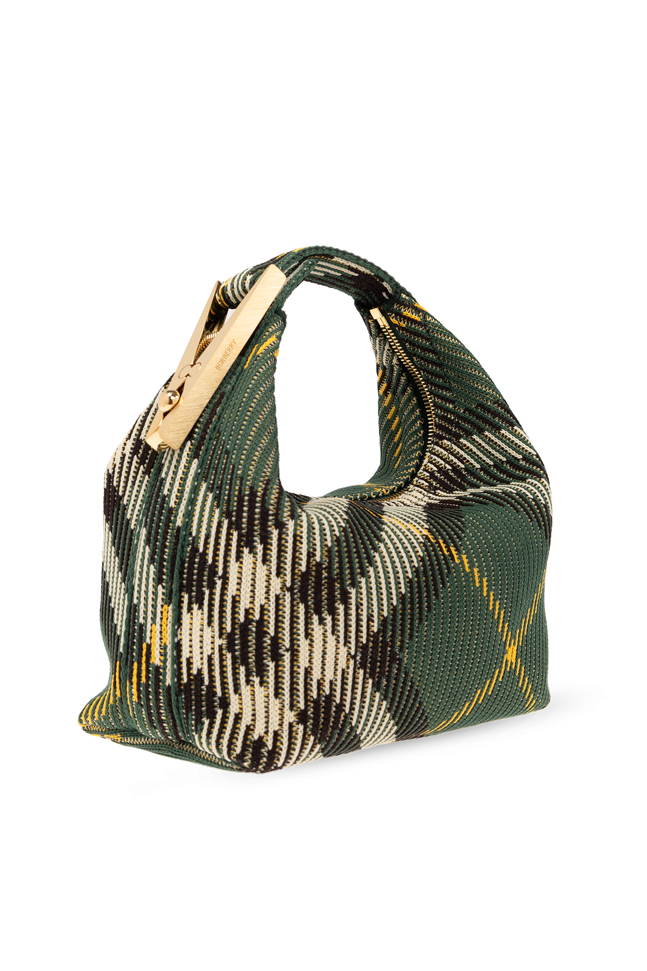 SALE【BURBERRY】Green☆チェック Peg Duffle MIDI ハンドバッグ Mini Peg Duffle Bag in Ivy - Women | Burberry® Official